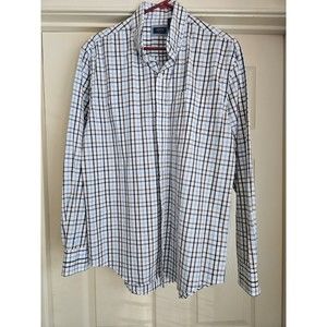 Arrow USA Long Sleeve Plaid Button Down Shirt Men's M Multicolor